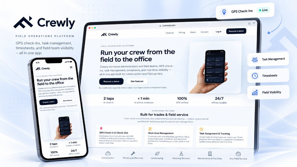 Crewly field operations platform