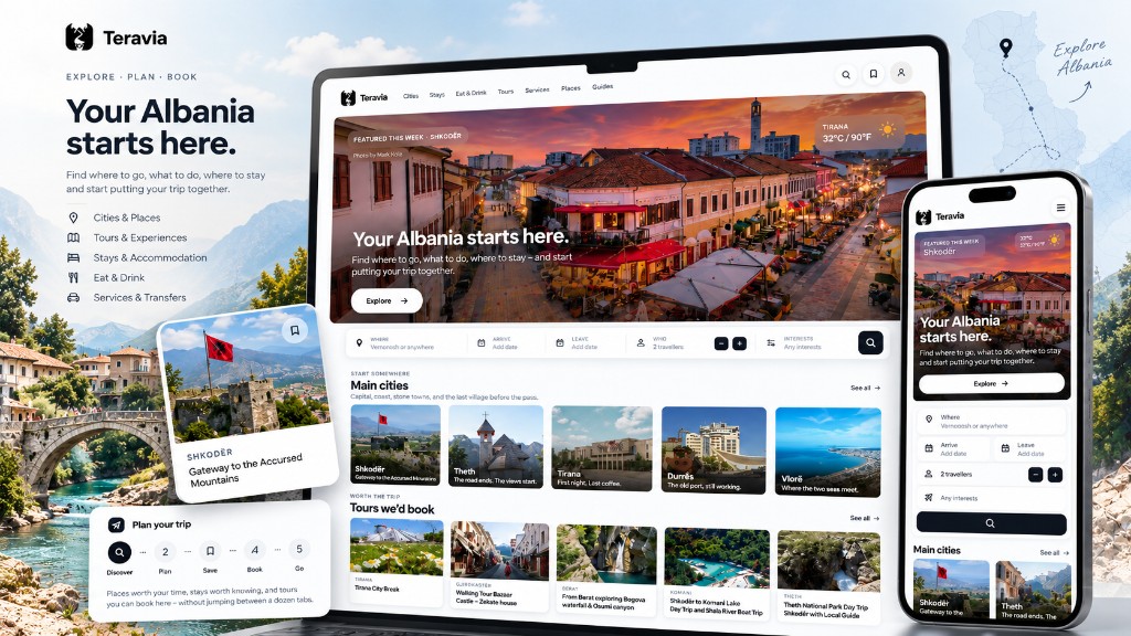 Teravia Albania travel platform